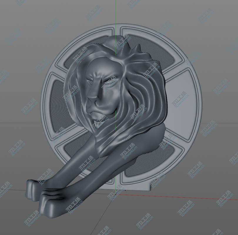 images/goods_img/2021040163/3D Cannes lion model/3.jpg